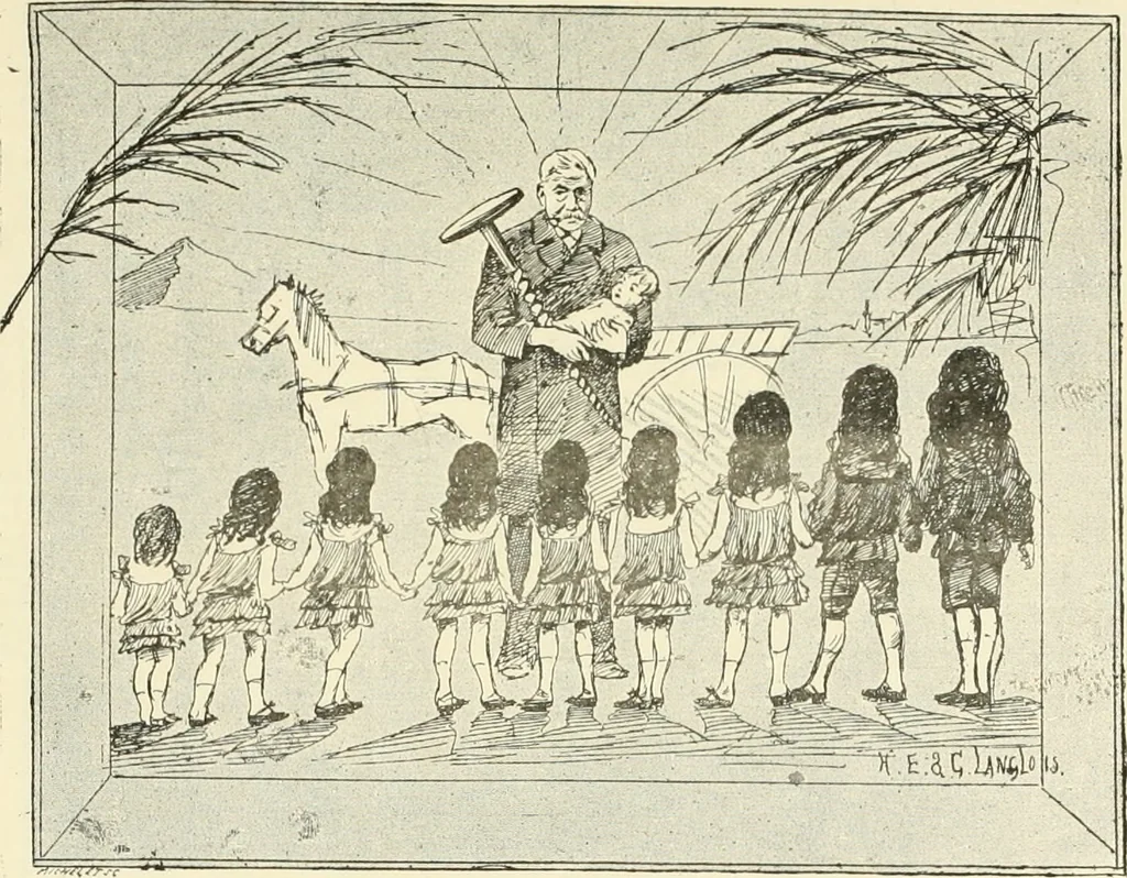 An illustration from Catalogue illustré de l'exposition des arts incohérents, 1884, leaf 178