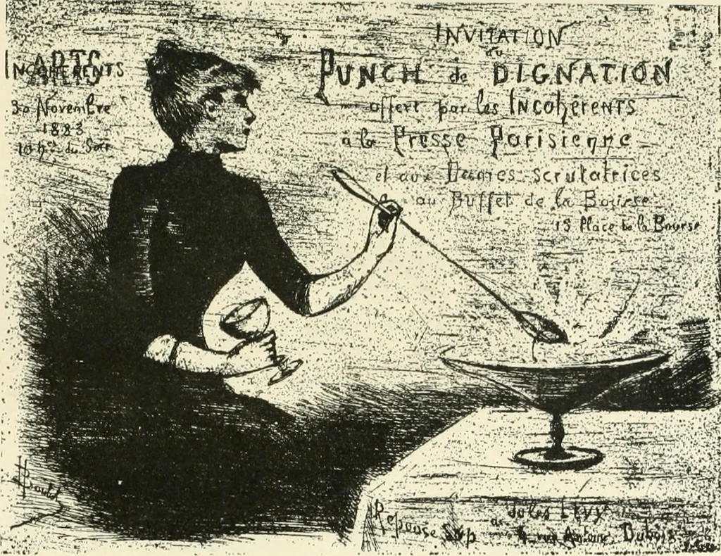 An illustration from Catalogue illustré de l'exposition des arts incohérents, 1884, leaf 186
