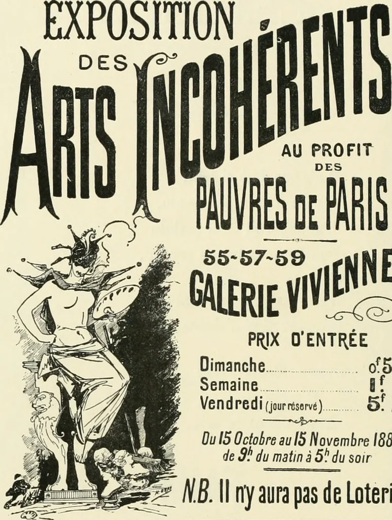 An illustration from Catalogue illustré de l'exposition des arts incohérents, 1884, leaf 189
