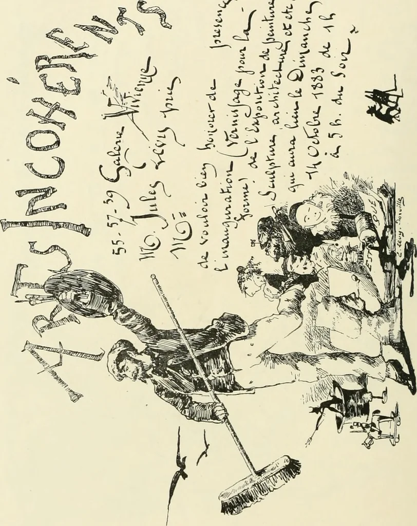 An illustration from Catalogue illustré de l'exposition des arts incohérents, 1884, leaf 193