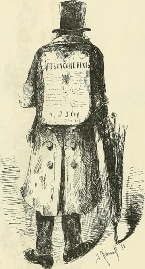 An illustration from Catalogue illustré de l'exposition des arts incohérents, 1884, leaf 195