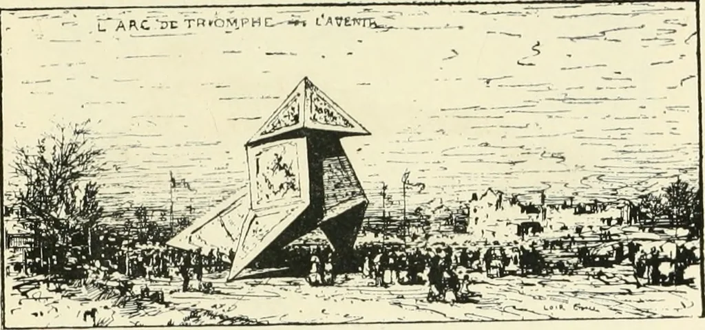 An illustration from Catalogue illustré de l'exposition des arts incohérents, 1884, leaf 196