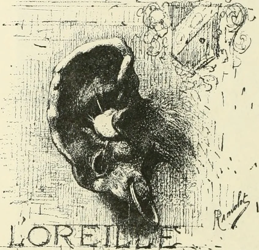 An illustration from Catalogue illustré de l'exposition des arts incohérents, 1884, leaf 199