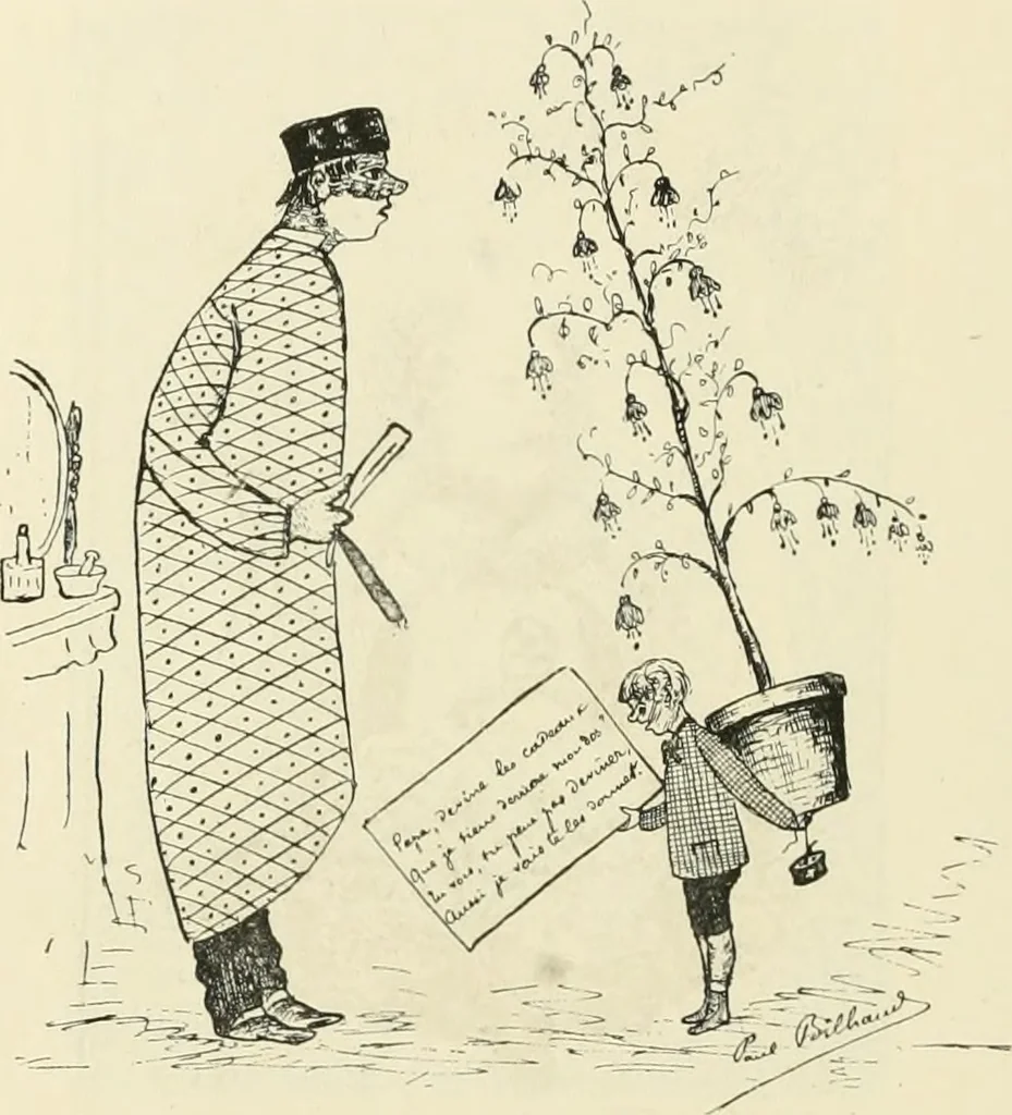 An illustration from Catalogue illustré de l'exposition des arts incohérents, 1884, leaf 201