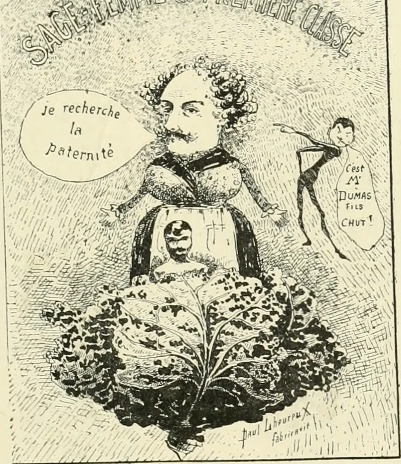 An illustration from Catalogue illustré de l'exposition des arts incohérents, 1884, leaf 202