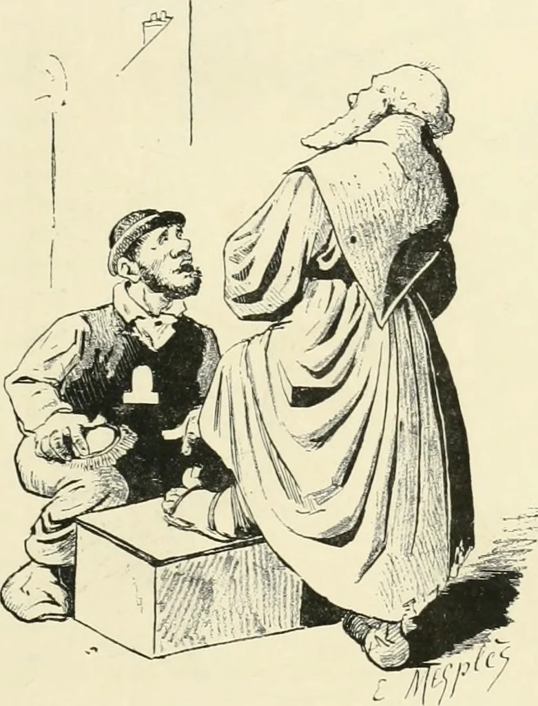An illustration from Catalogue illustré de l'exposition des arts incohérents, 1884, leaf 204