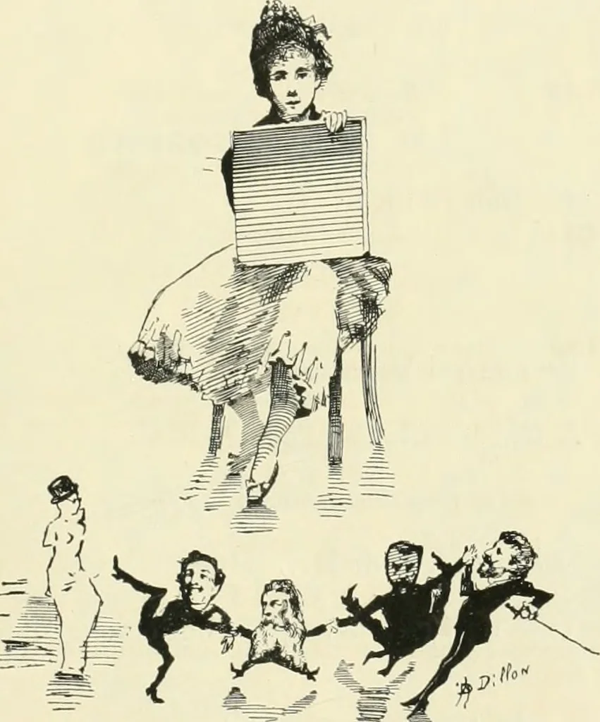 An illustration from Catalogue illustré de l'exposition des arts incohérents, 1884, leaf 58