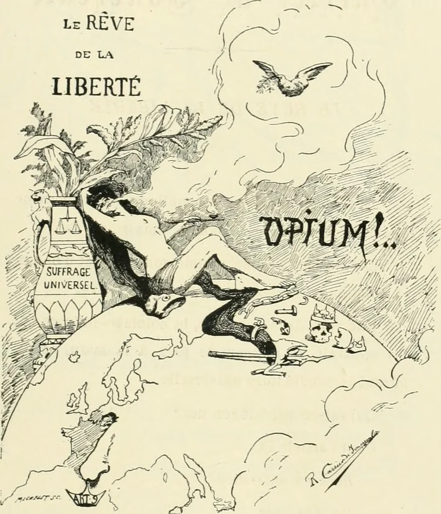 An illustration from Catalogue illustré de l'exposition des arts incohérents, 1884, leaf 62