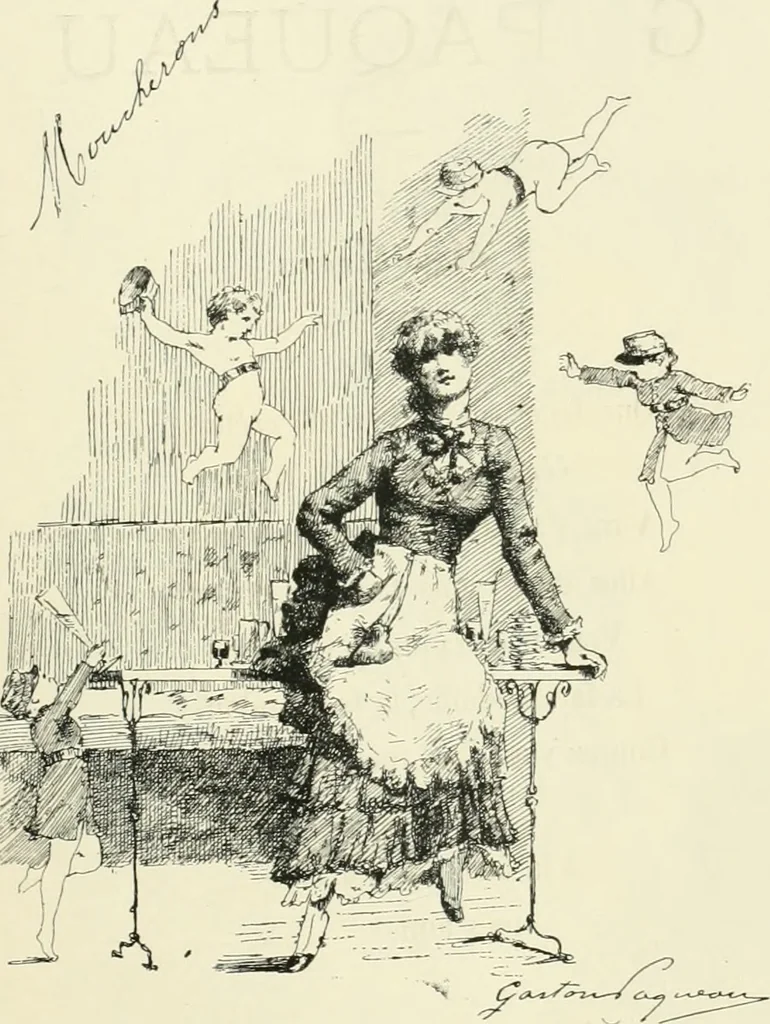 An illustration from Catalogue illustré de l'exposition des arts incohérents, 1884, leaf 68