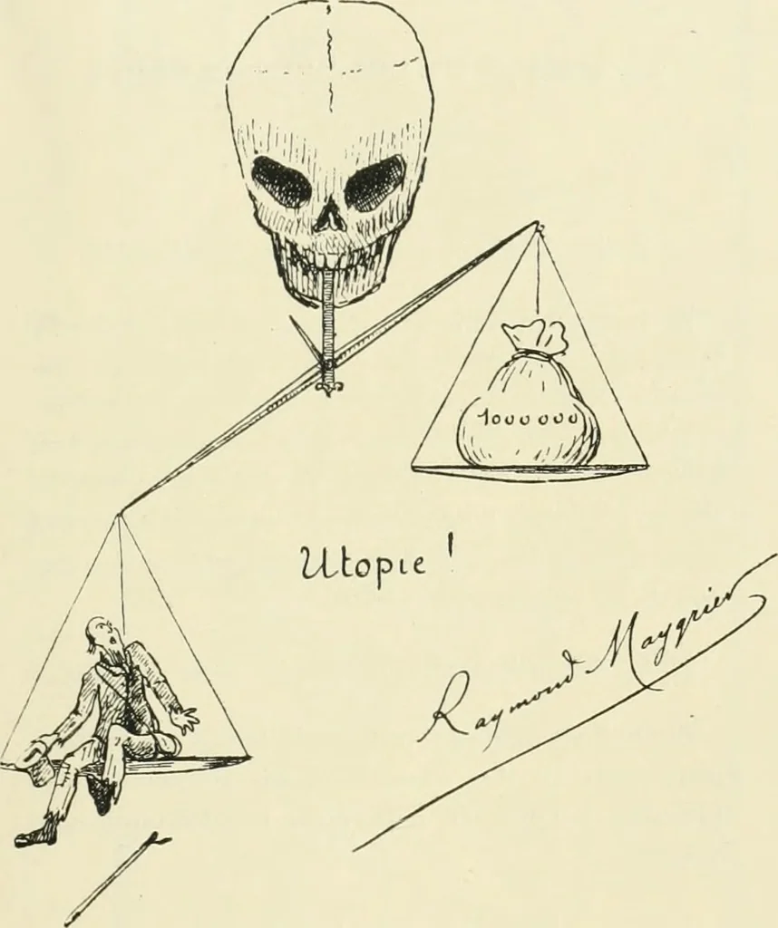An illustration from Catalogue illustré de l'exposition des arts incohérents, 1884, leaf 80