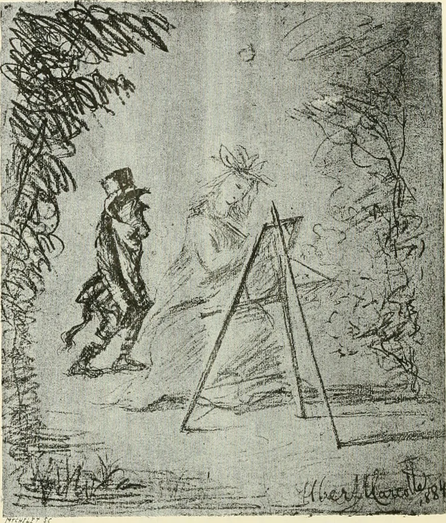 An illustration from Catalogue illustré de l'exposition des arts incohérents, 1884, leaf 83