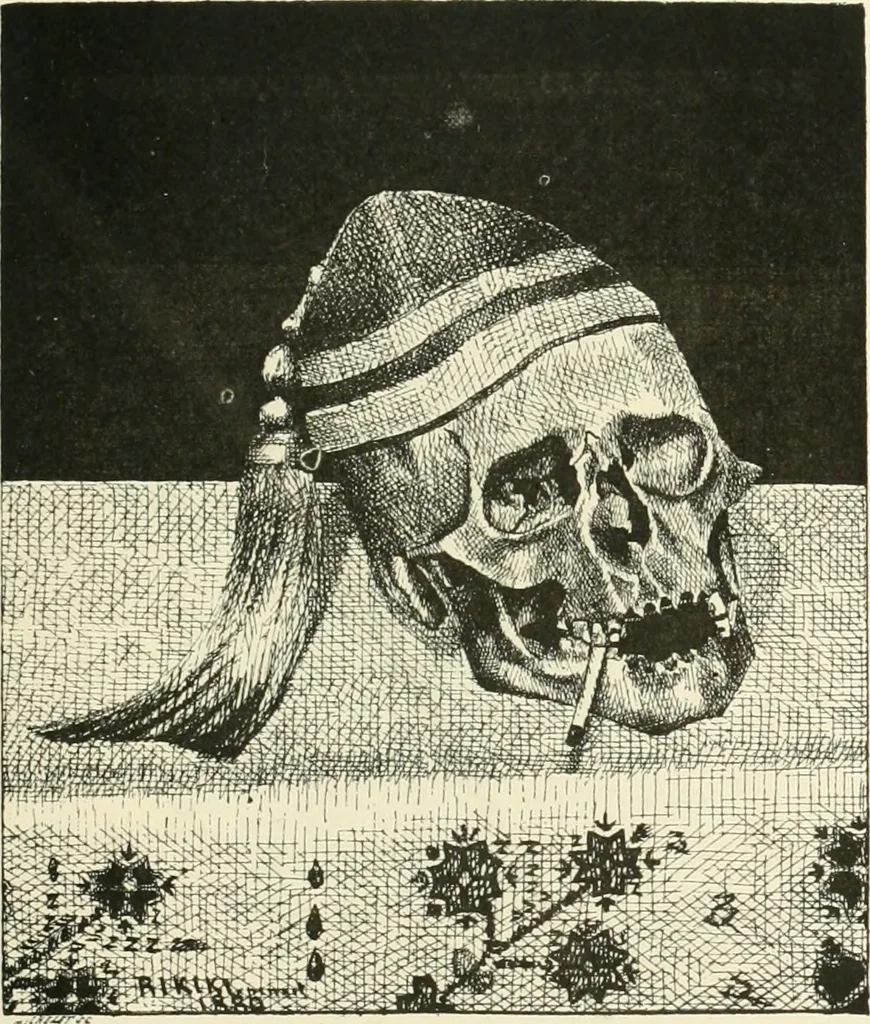 An illustration from Catalogue illustré de l'exposition des arts incohérents, 1884, leaf 92