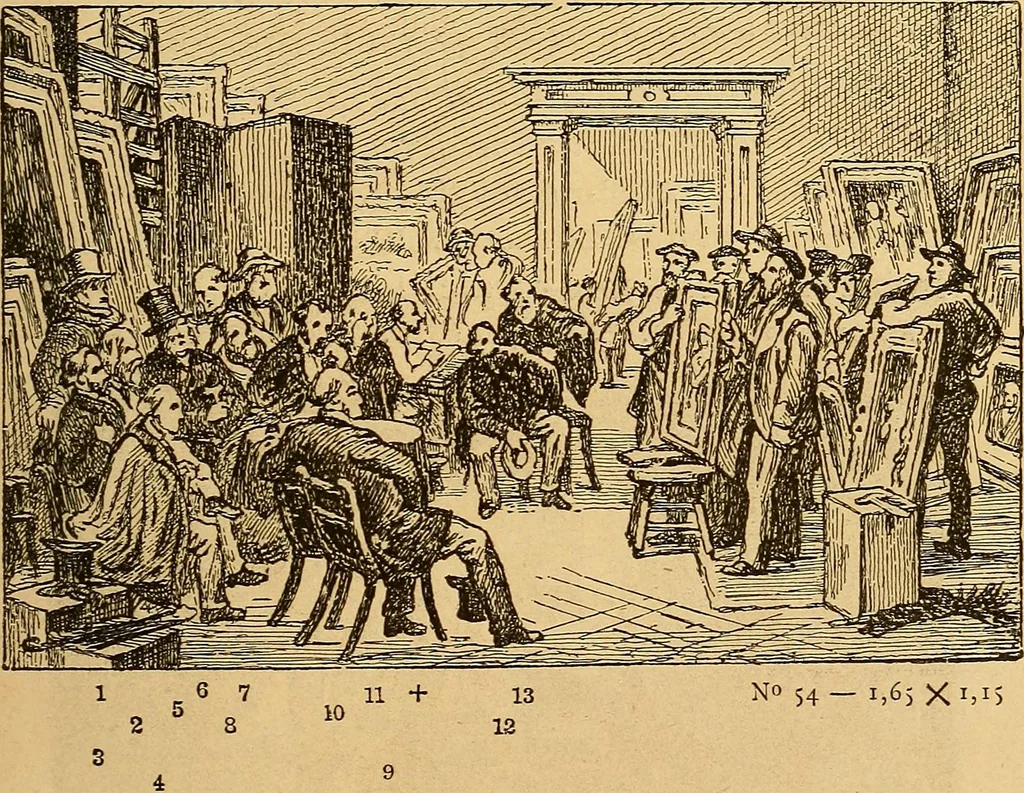 An illustration from Catalogue illustré de la section des beaux-arts : école anglaise ; avec notes, 1878, leaf 22