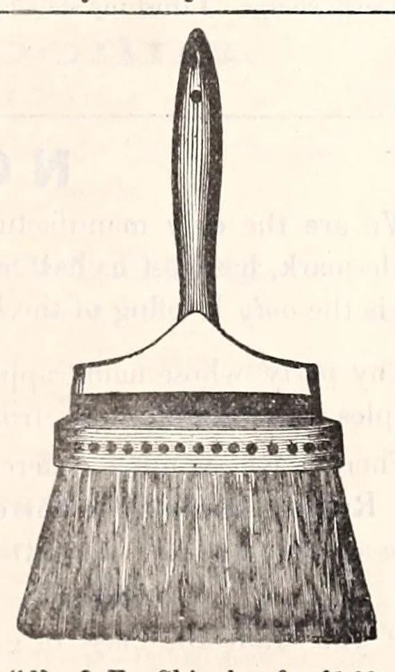 An illustration from [Catalogue] : Indiana Paint & Roofing Co., manufacturers of rubber roofing, sheathing papers, mixed paints and marbleized slate mantels ... Indianapolis, Ind., 1885, leaf 3