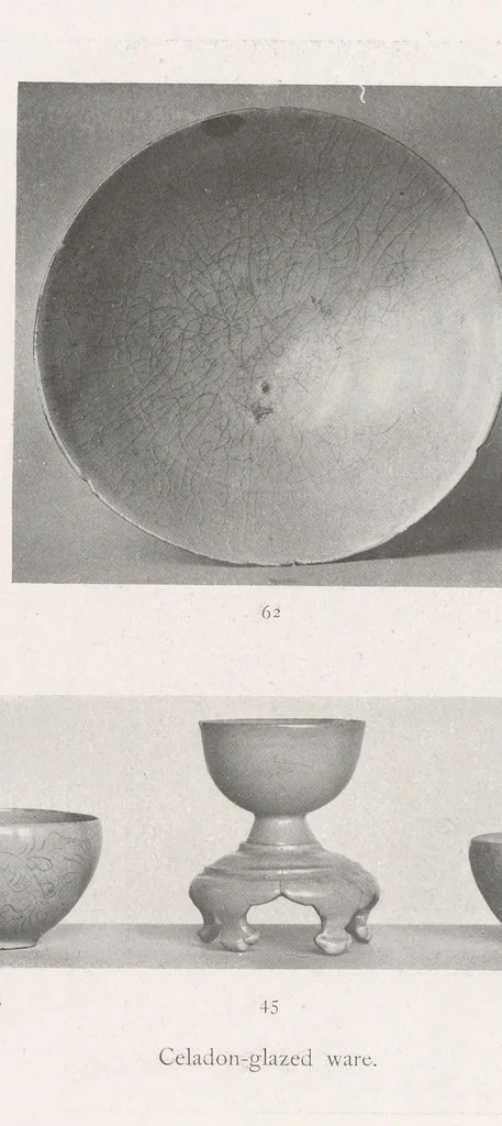 An illustration from Catalogue of the Le Blond collection of Corean pottery, 1918, leaf 73