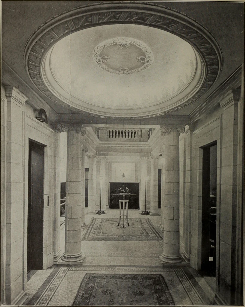 An illustration from Catalogue: loan exhibition of foreign and Canadian pictures, shown under the auspices of the Women's Art Association of Canada, in the New Galleries, 594 Jarvis Street, from February 10th to 22nd, 1913., 1913, leaf 1