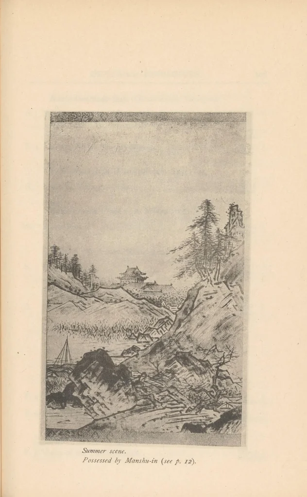 An illustration from Catalogue of the national treasures of paintings and sculptures in Japan, 1915, leaf 141