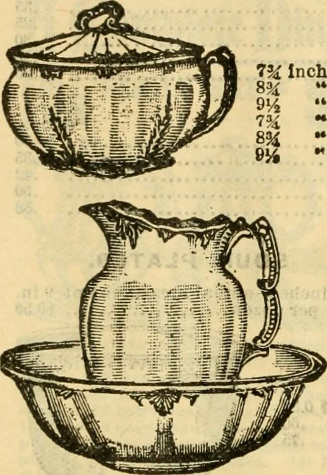 An illustration from Catalogue no. 96 : dry goods, clothing, boots and shoes, hats and caps, ladies' and gents' furnishing goods, crockery, etc., etc., bought at sheriffs', receivers', and trustees' sales., 1899, leaf 35