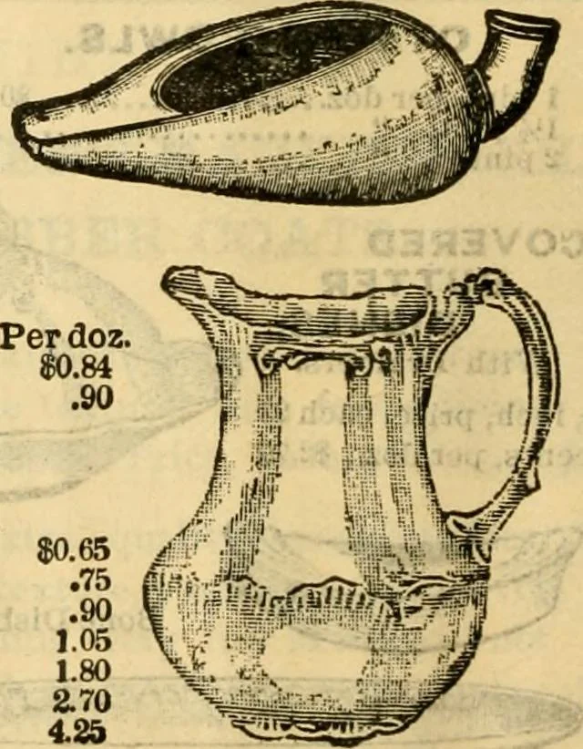 An illustration from Catalogue no. 96 : dry goods, clothing, boots and shoes, hats and caps, ladies' and gents' furnishing goods, crockery, etc., etc., bought at sheriffs', receivers', and trustees' sales., 1899, leaf 35