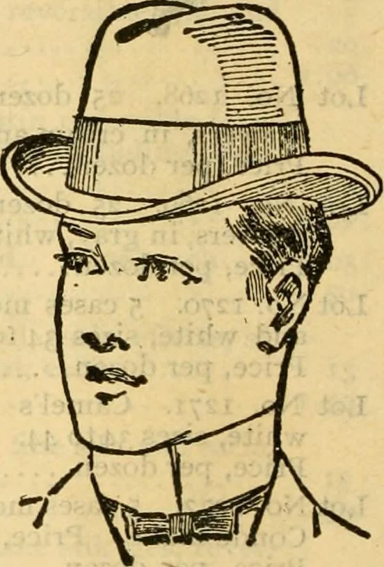 An illustration from Catalogue no. 96 : dry goods, clothing, boots and shoes, hats and caps, ladies' and gents' furnishing goods, crockery, etc., etc., bought at sheriffs', receivers', and trustees' sales., 1899, leaf 43