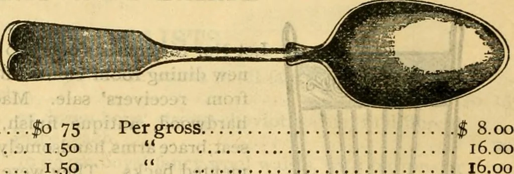 An illustration from Catalogue no. 96 : dry goods, clothing, boots and shoes, hats and caps, ladies' and gents' furnishing goods, crockery, etc., etc., bought at sheriffs', receivers', and trustees' sales., 1899, leaf 47