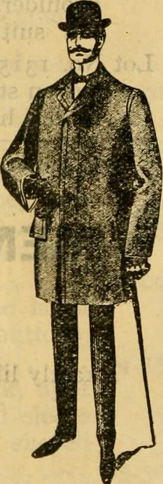 An illustration from Catalogue no. 96 : dry goods, clothing, boots and shoes, hats and caps, ladies' and gents' furnishing goods, crockery, etc., etc., bought at sheriffs', receivers', and trustees' sales., 1899, leaf 53