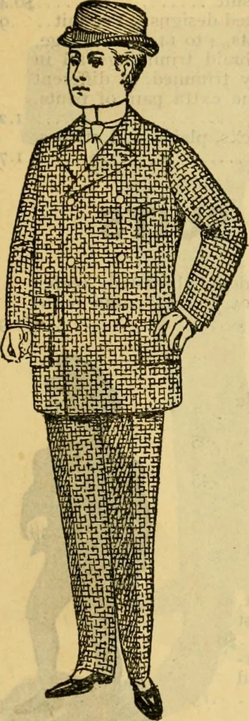 An illustration from Catalogue no. 96 : dry goods, clothing, boots and shoes, hats and caps, ladies' and gents' furnishing goods, crockery, etc., etc., bought at sheriffs', receivers', and trustees' sales., 1899, leaf 54