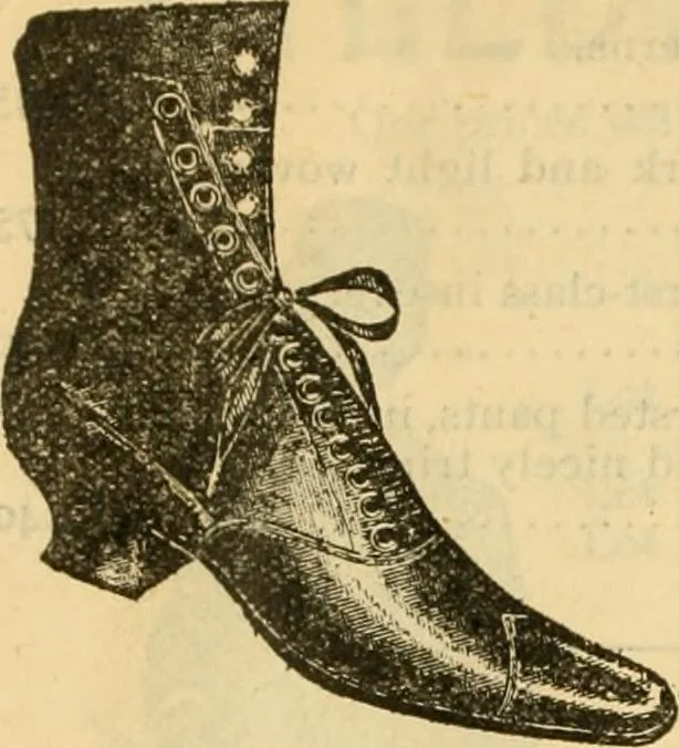 An illustration from Catalogue no. 96 : dry goods, clothing, boots and shoes, hats and caps, ladies' and gents' furnishing goods, crockery, etc., etc., bought at sheriffs', receivers', and trustees' sales., 1899, leaf 57