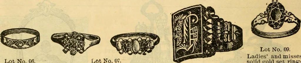 An illustration from Catalogue no. 96 : dry goods, clothing, boots and shoes, hats and caps, ladies' and gents' furnishing goods, crockery, etc., etc., bought at sheriffs', receivers', and trustees' sales., 1899, leaf 63