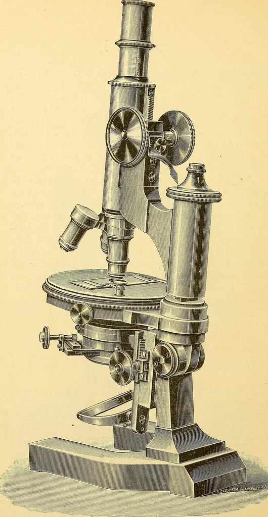 An illustration from Catalogue Nr. 35 of microscopes and accessory apparatus, 1894, leaf 19