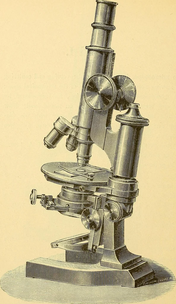 An illustration from Catalogue Nr. 35 of microscopes and accessory apparatus, 1894, leaf 21