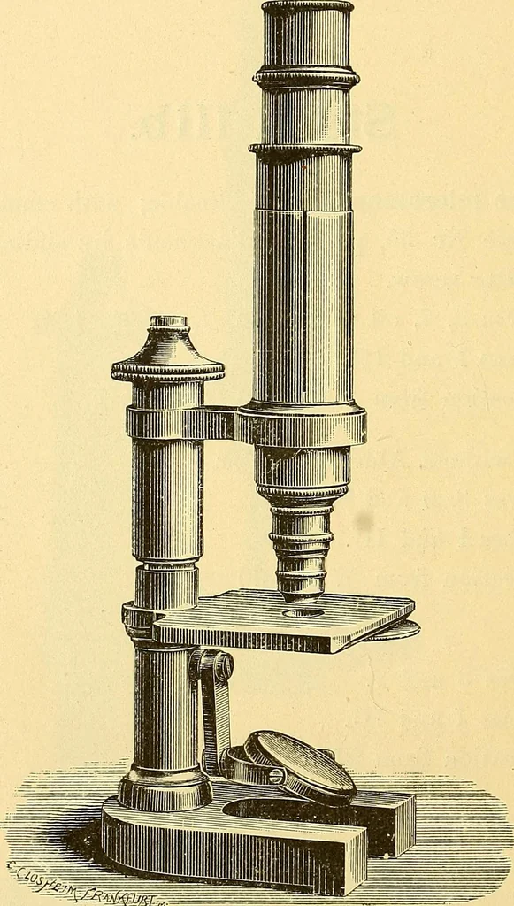 An illustration from Catalogue Nr. 35 of microscopes and accessory apparatus, 1894, leaf 33