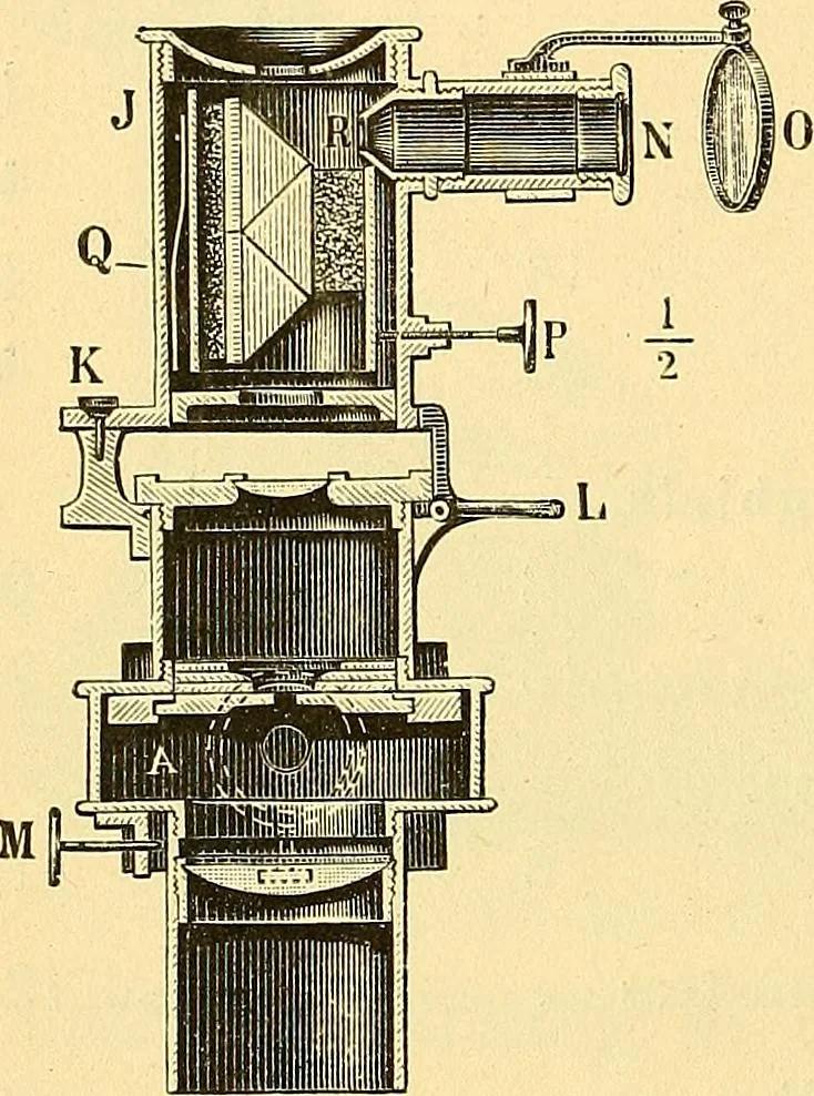 An illustration from Catalogue Nr. 35 of microscopes and accessory apparatus, 1894, leaf 49