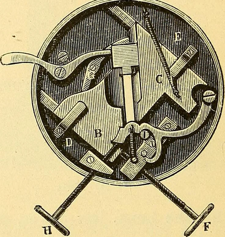 An illustration from Catalogue Nr. 35 of microscopes and accessory apparatus, 1894, leaf 49