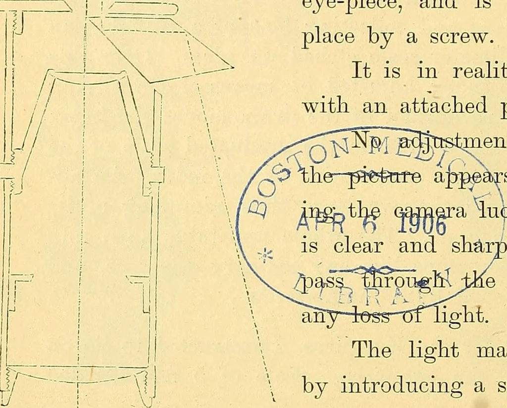 An illustration from Catalogue Nr. 35 of microscopes and accessory apparatus, 1894, leaf 51