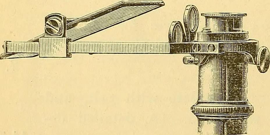 An illustration from Catalogue Nr. 35 of microscopes and accessory apparatus, 1894, leaf 51