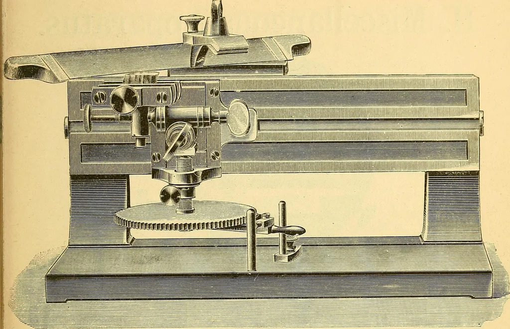 An illustration from Catalogue Nr. 35 of microscopes and accessory apparatus, 1894, leaf 56