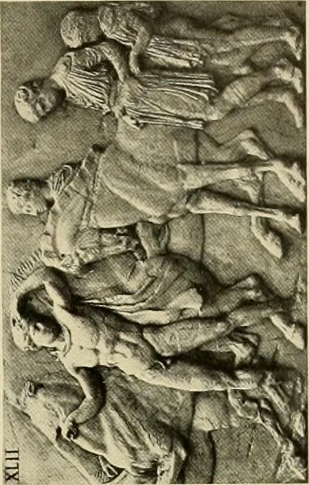 An illustration from Catalogue of plaster reproductions from antique, medieval and modern sculpture : subjects suitable for schools, libraries, and homes., 1911, leaf 102