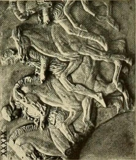 An illustration from Catalogue of plaster reproductions from antique, medieval and modern sculpture : subjects suitable for schools, libraries, and homes., 1911, leaf 102