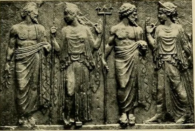 An illustration from Catalogue of plaster reproductions from antique, medieval and modern sculpture : subjects suitable for schools, libraries, and homes., 1911, leaf 106