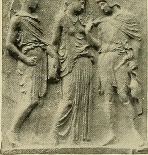 An illustration from Catalogue of plaster reproductions from antique, medieval and modern sculpture : subjects suitable for schools, libraries, and homes., 1911, leaf 106