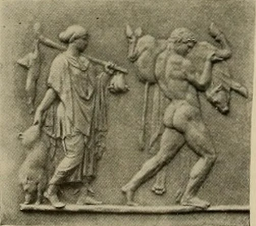 An illustration from Catalogue of plaster reproductions from antique, medieval and modern sculpture : subjects suitable for schools, libraries, and homes., 1911, leaf 107
