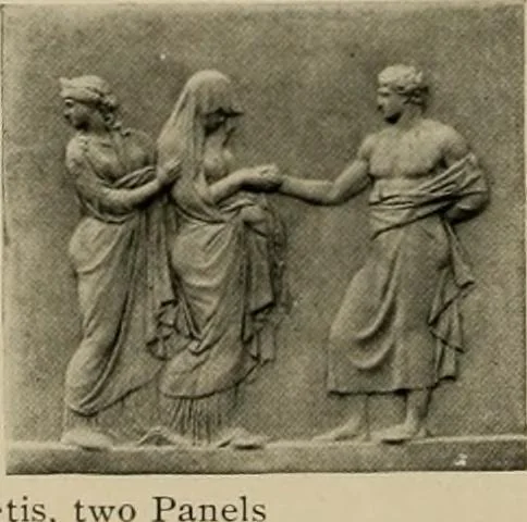 An illustration from Catalogue of plaster reproductions from antique, medieval and modern sculpture : subjects suitable for schools, libraries, and homes., 1911, leaf 107