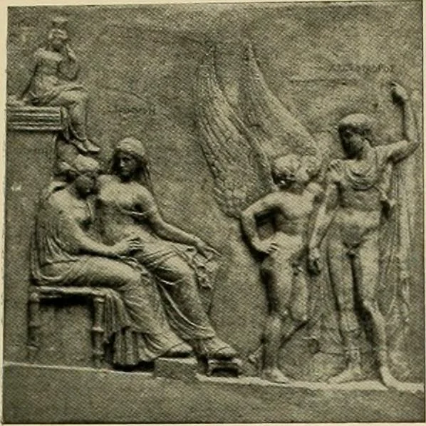 An illustration from Catalogue of plaster reproductions from antique, medieval and modern sculpture : subjects suitable for schools, libraries, and homes., 1911, leaf 108