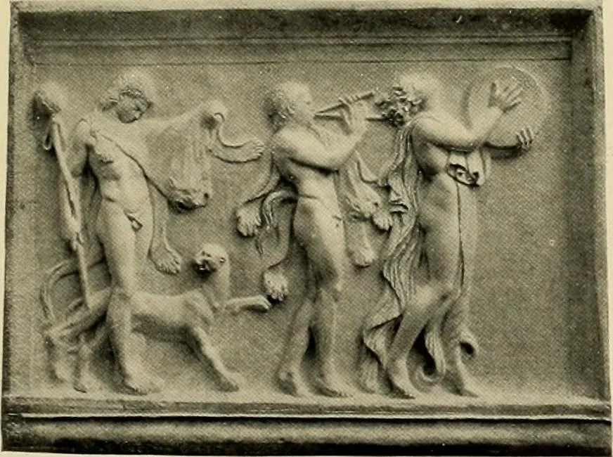 An illustration from Catalogue of plaster reproductions from antique, medieval and modern sculpture : subjects suitable for schools, libraries, and homes., 1911, leaf 110