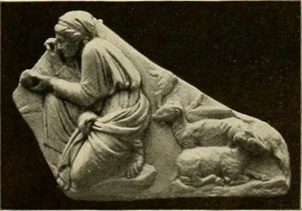 An illustration from Catalogue of plaster reproductions from antique, medieval and modern sculpture : subjects suitable for schools, libraries, and homes., 1911, leaf 110
