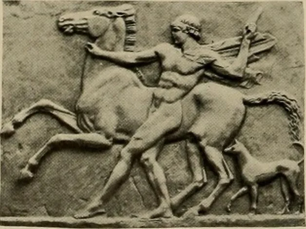 An illustration from Catalogue of plaster reproductions from antique, medieval and modern sculpture : subjects suitable for schools, libraries, and homes., 1911, leaf 111