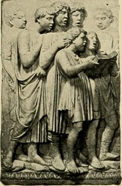 An illustration from Catalogue of plaster reproductions from antique, medieval and modern sculpture : subjects suitable for schools, libraries, and homes., 1911, leaf 114