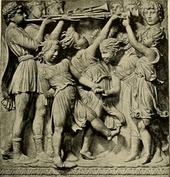 An illustration from Catalogue of plaster reproductions from antique, medieval and modern sculpture : subjects suitable for schools, libraries, and homes., 1911, leaf 114