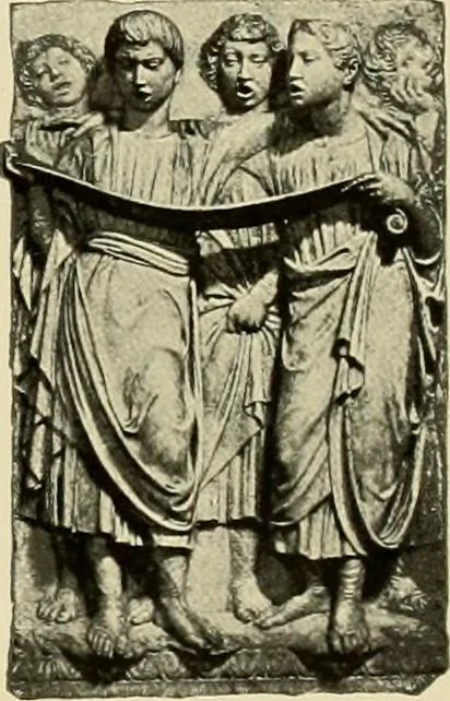 An illustration from Catalogue of plaster reproductions from antique, medieval and modern sculpture : subjects suitable for schools, libraries, and homes., 1911, leaf 114